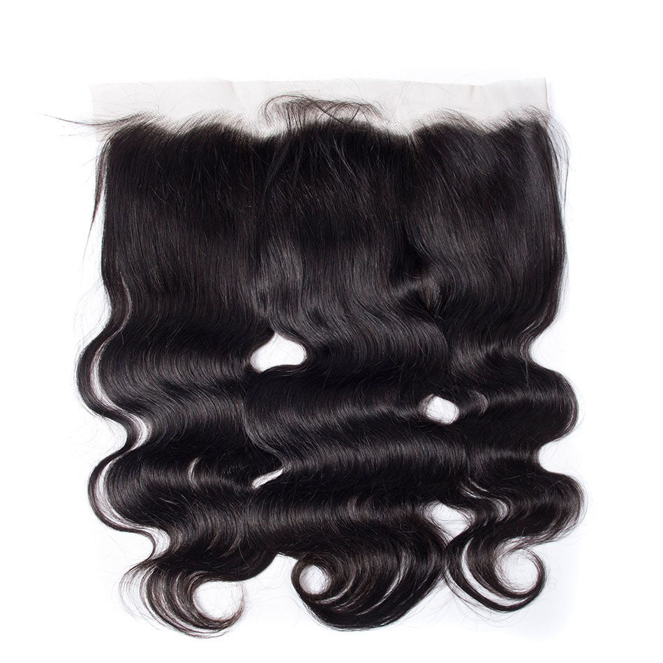 13x6 Lace Frontal Virgin Straight/Body Wave 100% Human Hair