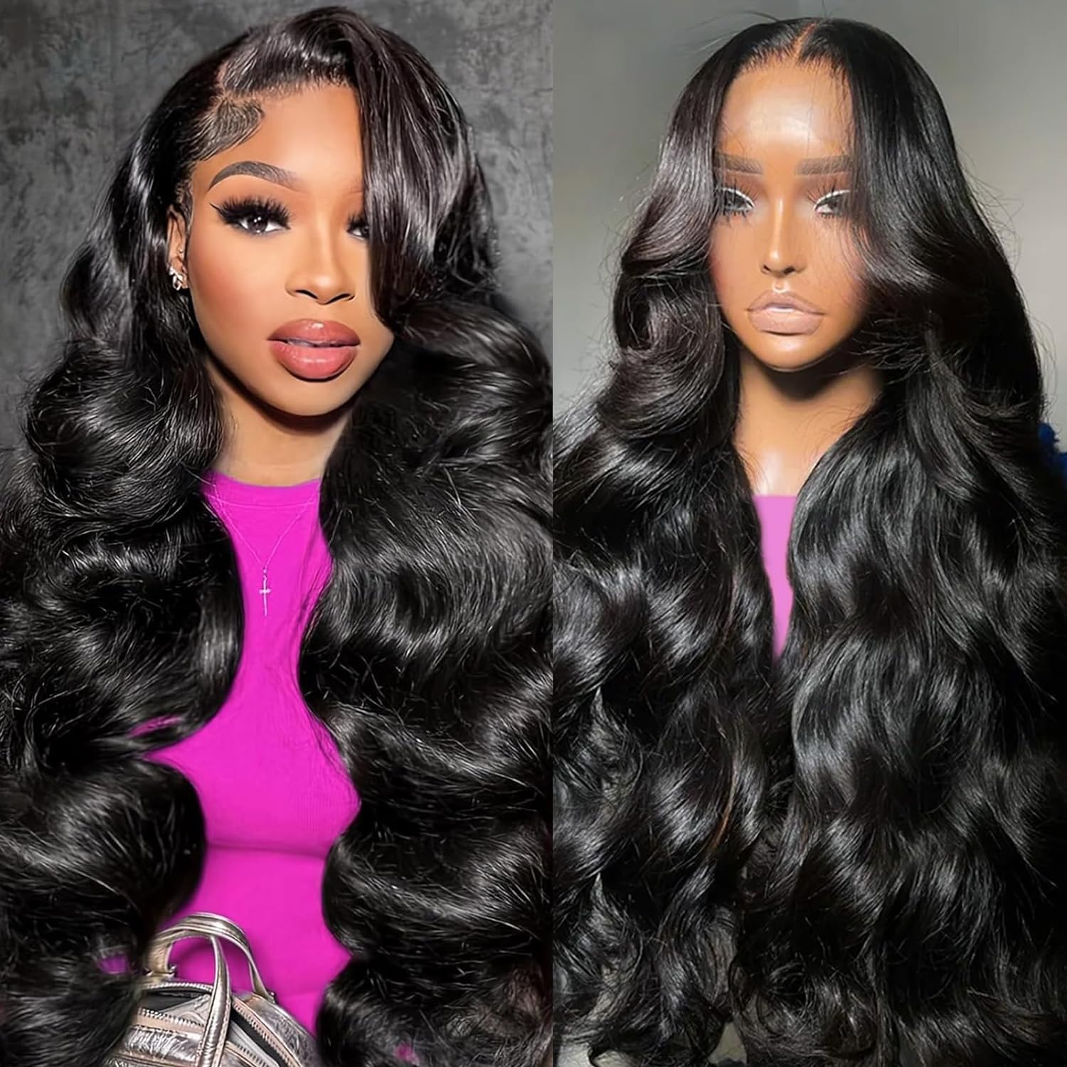 Body Wave/Straight Human Hair Wig - 100% Virgin Hair